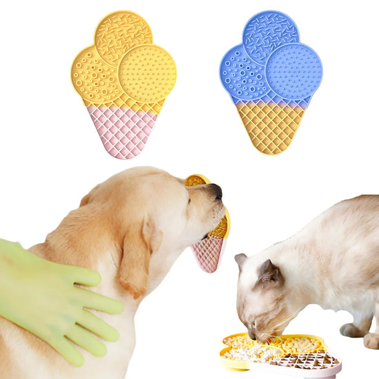 Furiva Ice Cream-Shaped Silicone Lick Mat – product overview