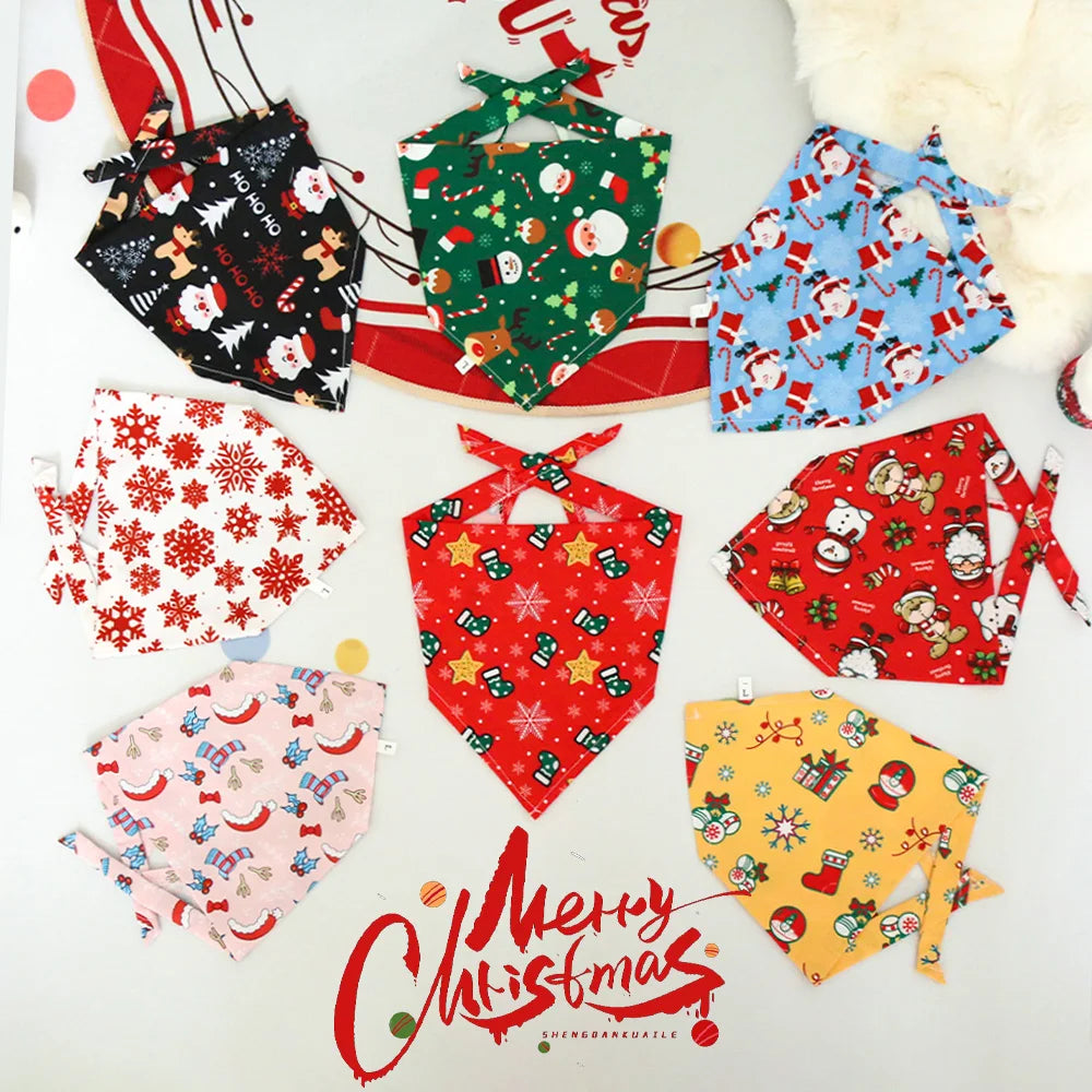 Furiva Christmas Triangle Pet Bandana - product image 2