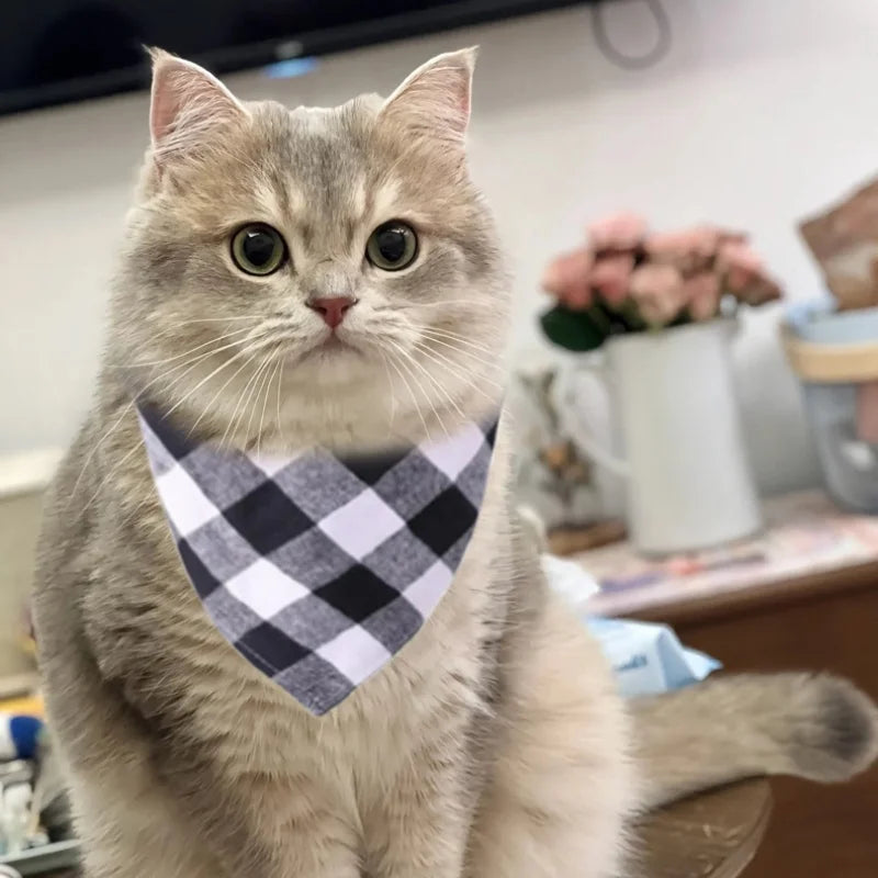 Furiva Washable Plaid Pet Bandana - product image 4