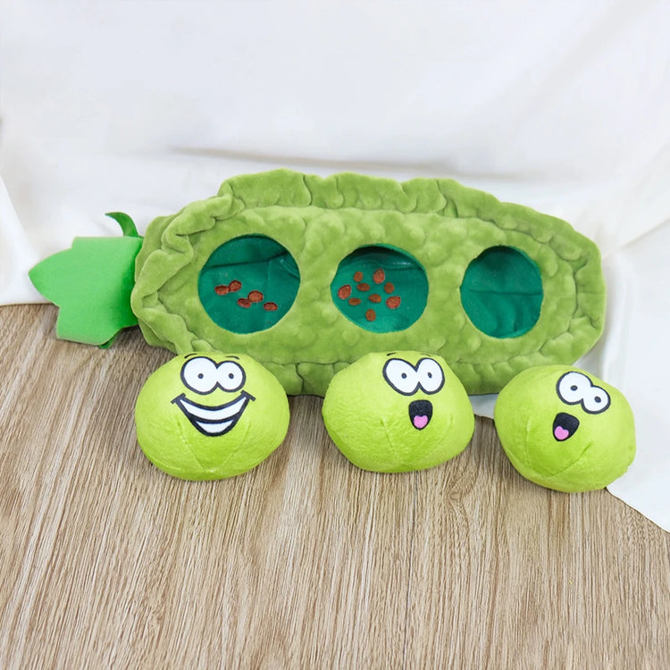 Furiva Pea Pod Treat-Hiding Plush Toy - product image 4