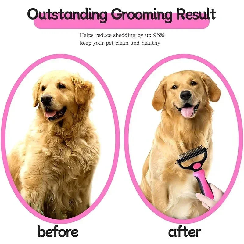 Furiva Dual-Sided Pet Dematting Comb - product image 4