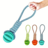 Furiva Treat-Dispensing Rope Ball Toy from Furiva Pets