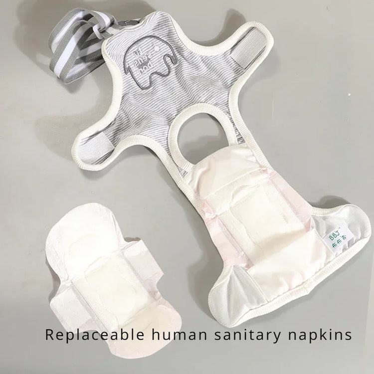 Furiva Reusable Cotton Dog Diaper Pants - product image 5