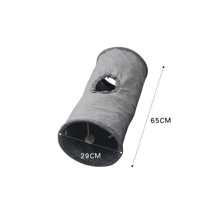Furiva Suede Cat Tunnel with Peek Holes - product image 8
