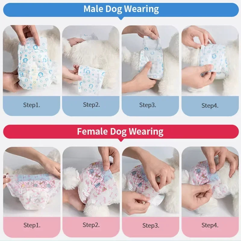 Furiva Soft Disposable Dog Diapers - product image 4