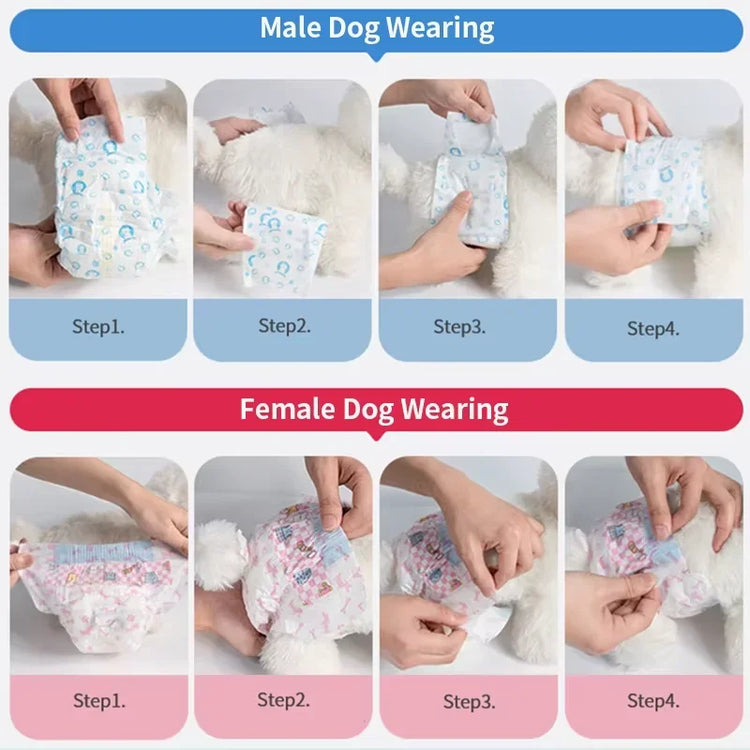 Furiva Soft Disposable Dog Diapers - product image 4