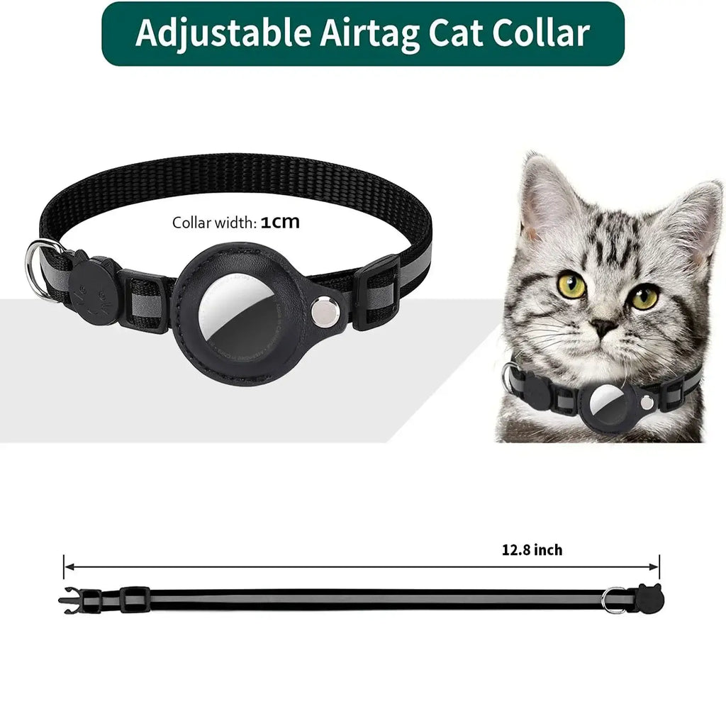 Reflective Cat Collar with AirTag Holder from Furiva Pets