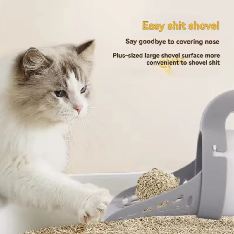 Furiva Self-Cleaning Cat Litter Scoop with Refill Bag Holder from Furiva Pets