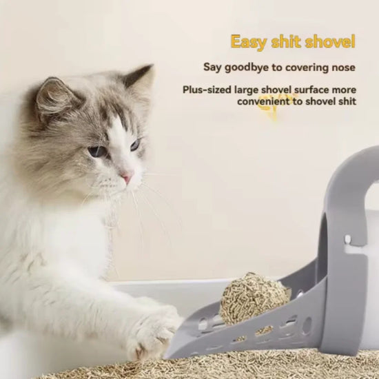 Furiva Self-Cleaning Cat Litter Scoop with Refill Bag Holder from Furiva Pets