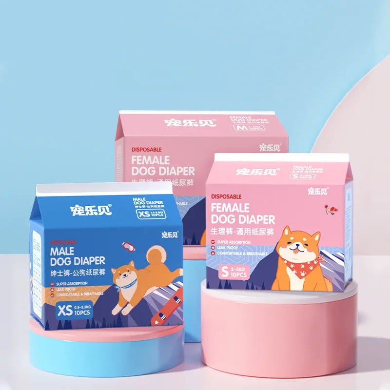 Furiva Soft Disposable Dog Diapers - product image 3