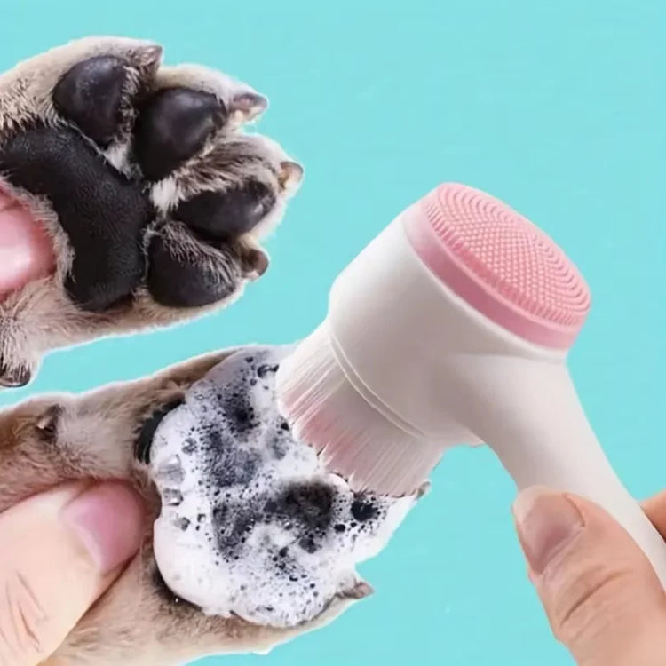 Furiva Dual-Sided Paw Cleaner & Massage Brush from Furiva Pets
