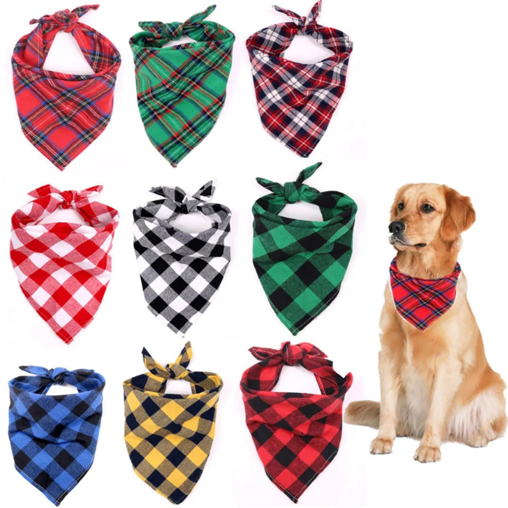 Furiva Washable Plaid Pet Bandana from Furiva Pets