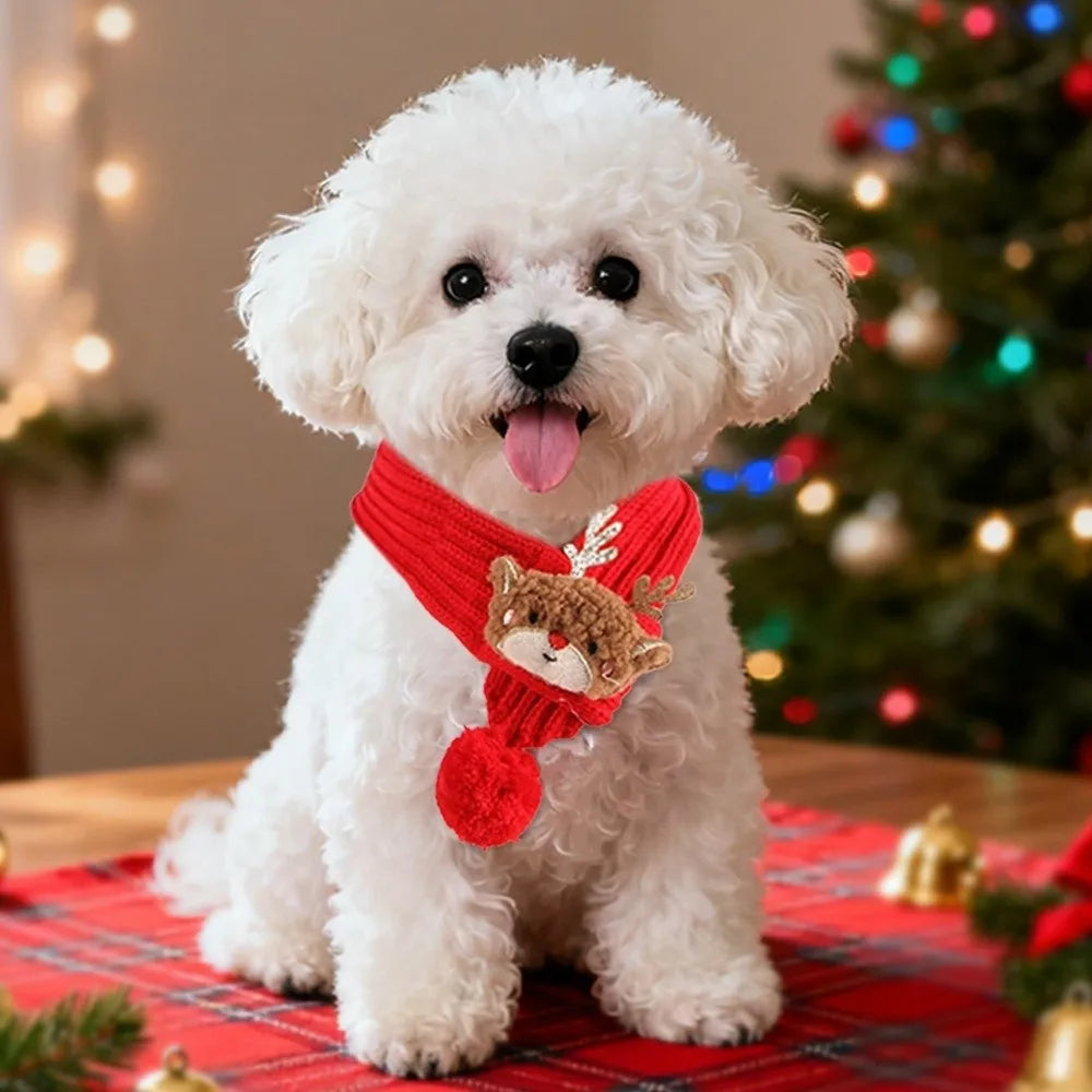 Furiva Plush Christmas Pet Scarf - product image 4