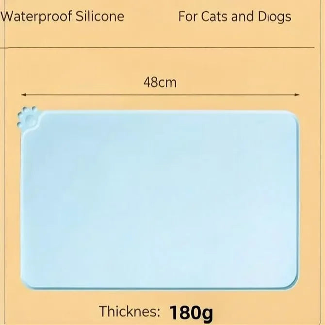 Furiva Waterproof Silicone Pet Feeding Mat – product view 2 of 8