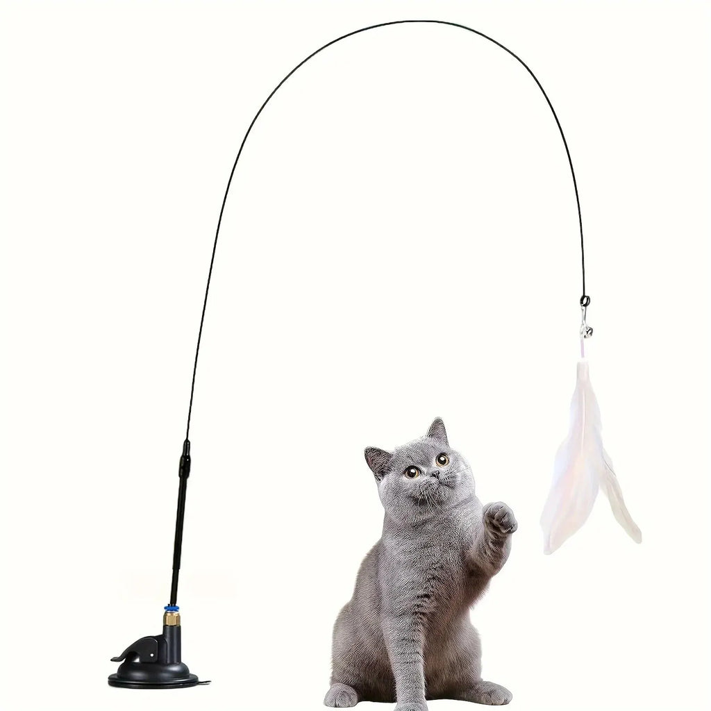 Furiva Suction-Cup Cat Teaser Wand from Furiva Pets