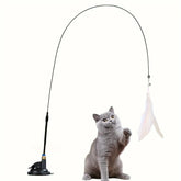 Furiva Suction-Cup Cat Teaser Wand from Furiva Pets