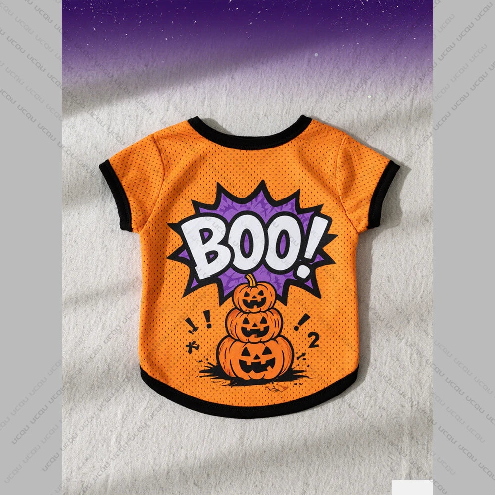 Furiva Halloween Print Pet T-Shirt from Furiva Pets
