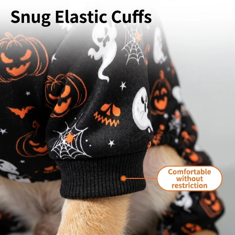 Furiva Pumpkin Print Pet Jumpsuit - product image 3