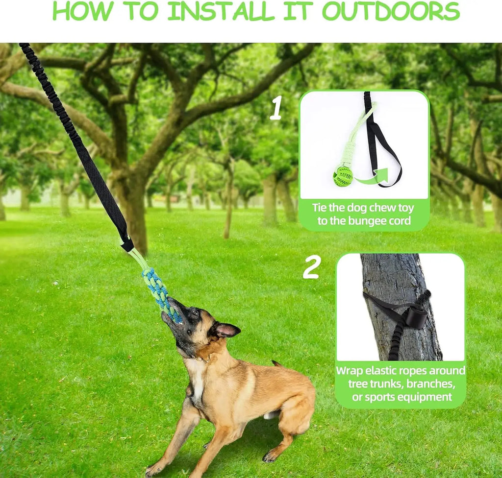 Furiva Spring Pole Tug Toy for Dogs & Cats - product image 4
