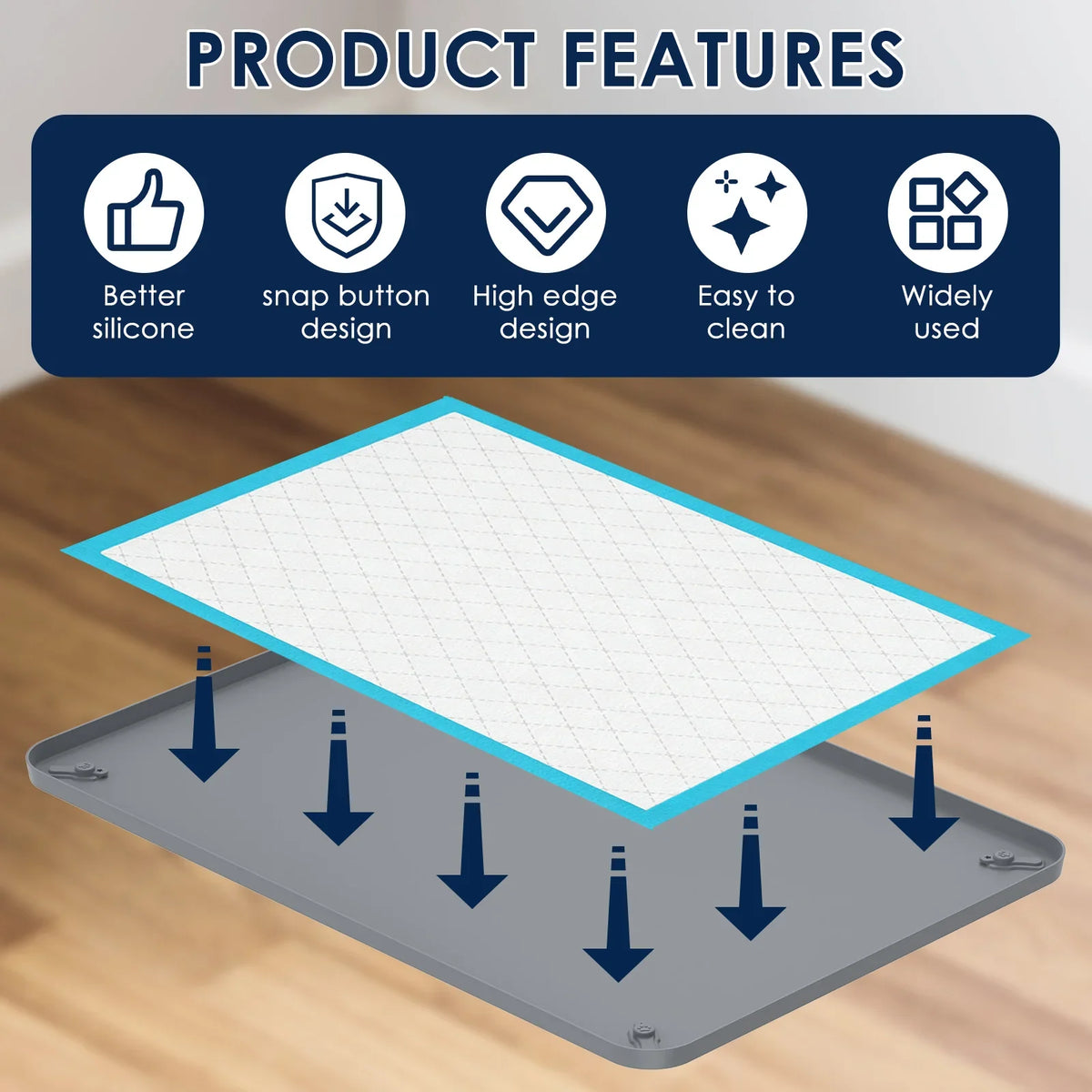 Furiva Silicone Puppy Pee Pad Holder – product view 3 of 8