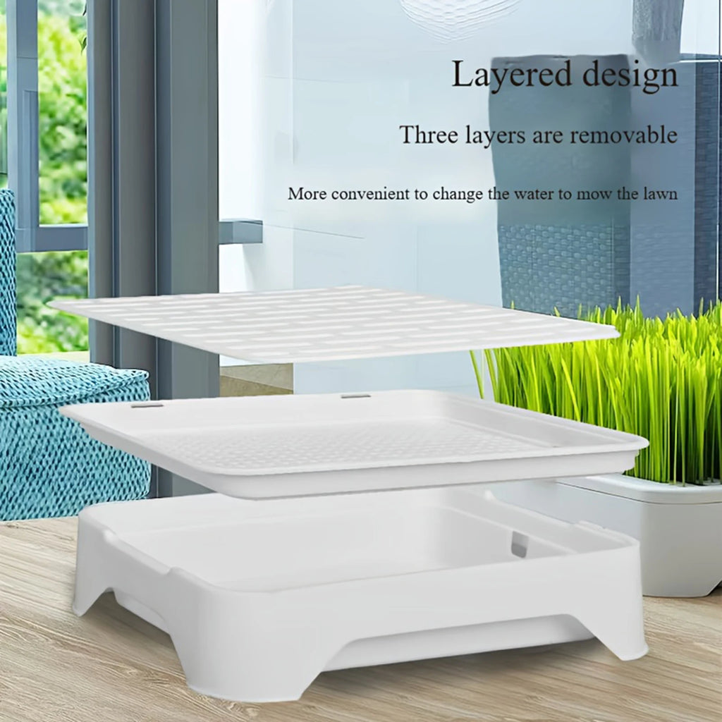 Furiva Hydroponic Cat Grass Growing Tray (Planter Only) - product image 5