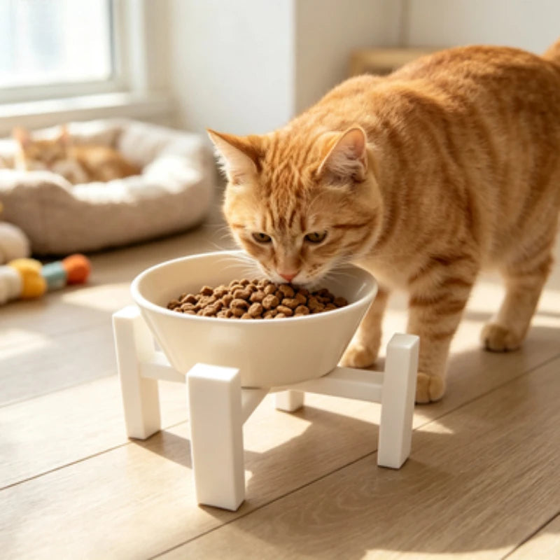 Furiva Compact Raised Pet Bowl Holder from Furiva Pets