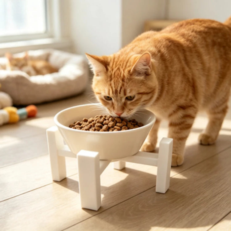 Furiva Compact Raised Pet Bowl Holder from Furiva Pets