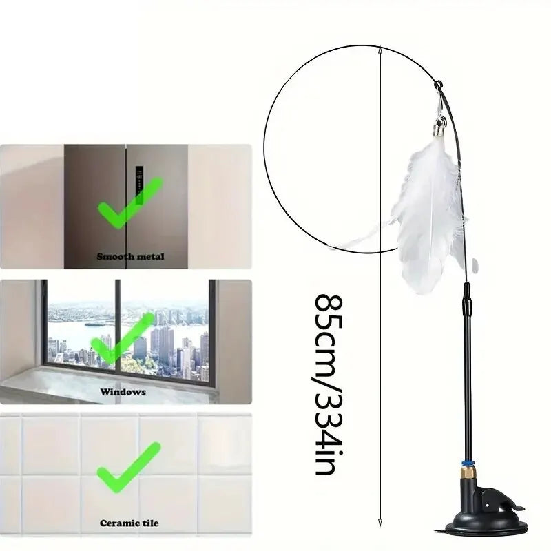 Furiva Suction-Cup Cat Teaser Wand - product image 2