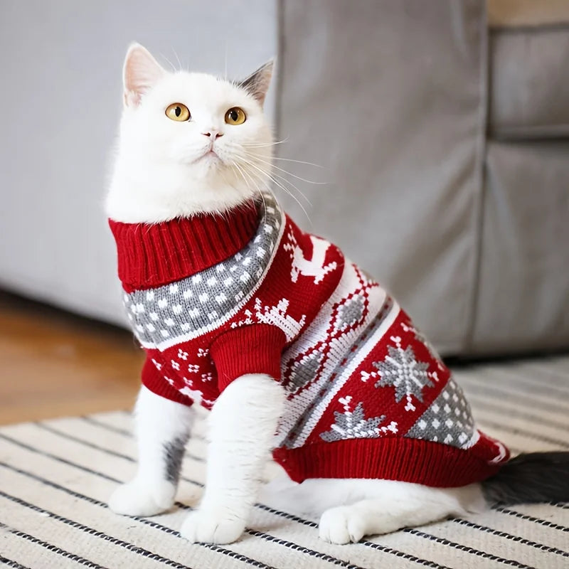Furiva Knitted Christmas Pet Sweater - product image 5