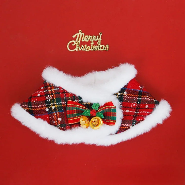 Furiva Christmas Pet Scarf Cloak from Furiva Pets