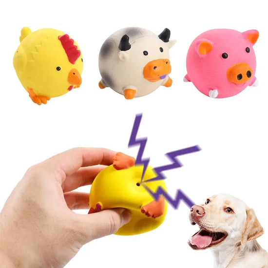 Furiva Squeaky Animal Dog Toy for Dogs from Furiva Pets