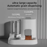 Furiva Gravity Feeder & Water Dispenser Combo from Furiva Pets