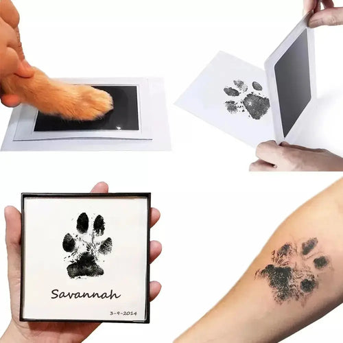 Clean-Touch Paw Print Ink Pad from Furiva Pets
