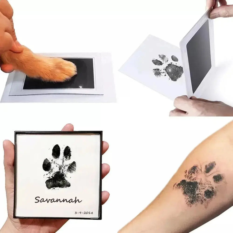 Clean-Touch Paw Print Ink Pad from Furiva Pets