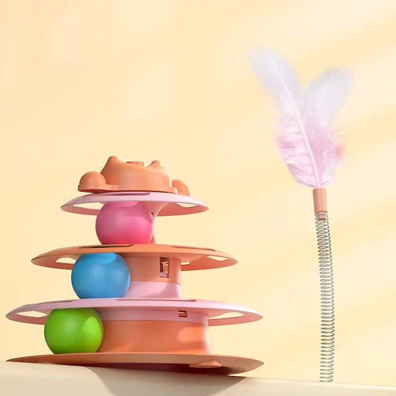 Furiva Turntable Feather & Ball Cat Toy - product image 7