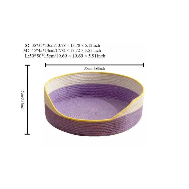 Furiva Woven Cat Bed & Scratcher - product image 4