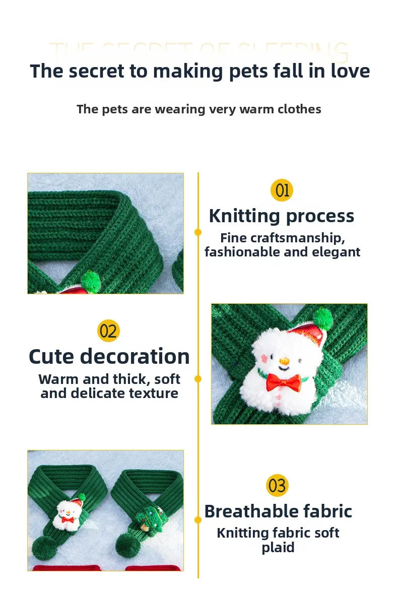Furiva Knitted Holiday Pet Scarf - product image 4