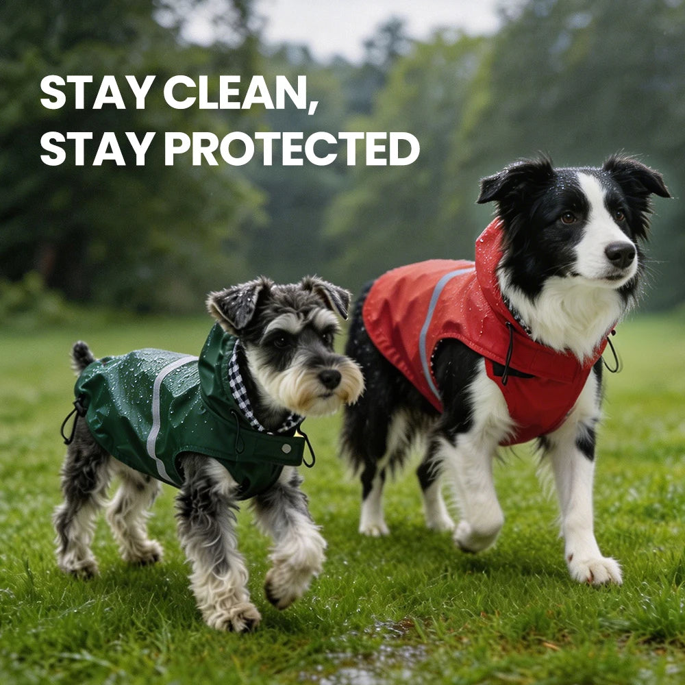 Furiva Reflective Hooded Dog Raincoat - product image 6