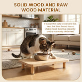 Furiva Wooden Raised Platform for Automatic Pet Feeders - product image 2