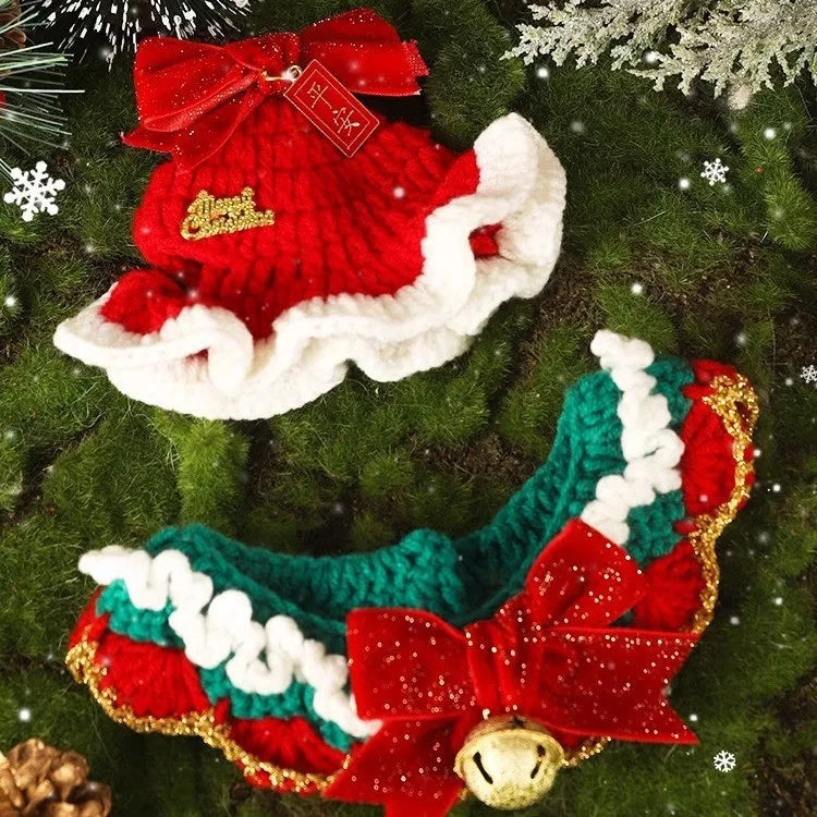Furiva Knitted Christmas Pet Neckwear from Furiva Pets