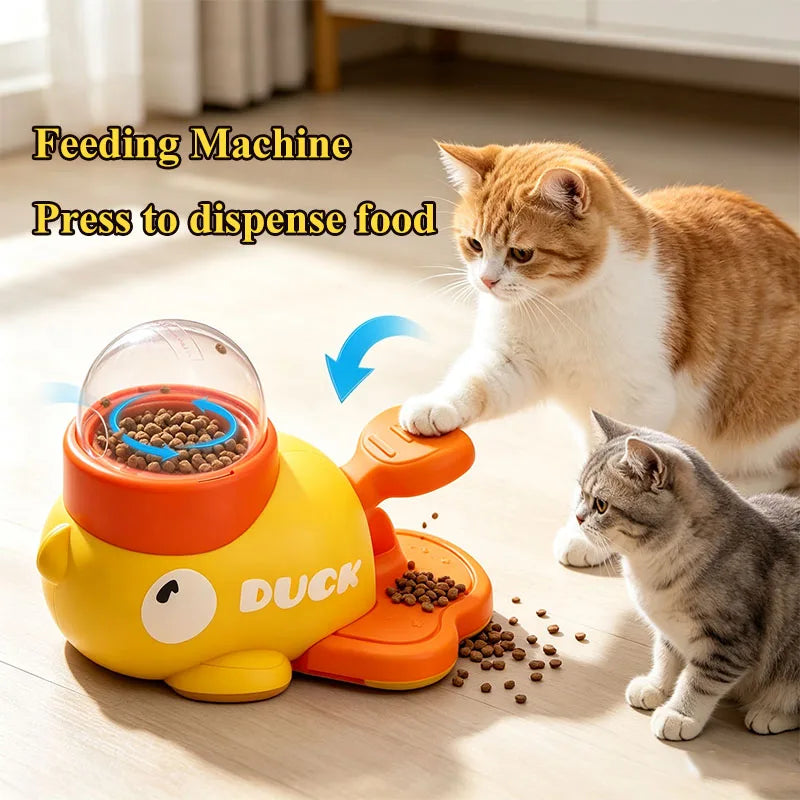 Furiva Yellow Duck Interactive Treat Dispenser from Furiva Pets