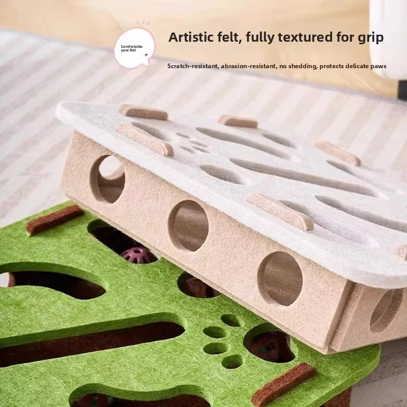 Furiva Felt Cat Puzzle & Play Box - product image 3