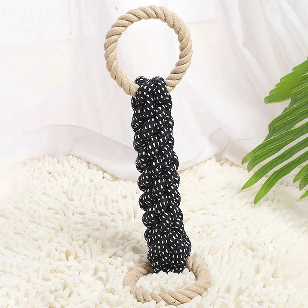 Furiva Double-Ring Cotton Rope Tug Toy - product image 6
