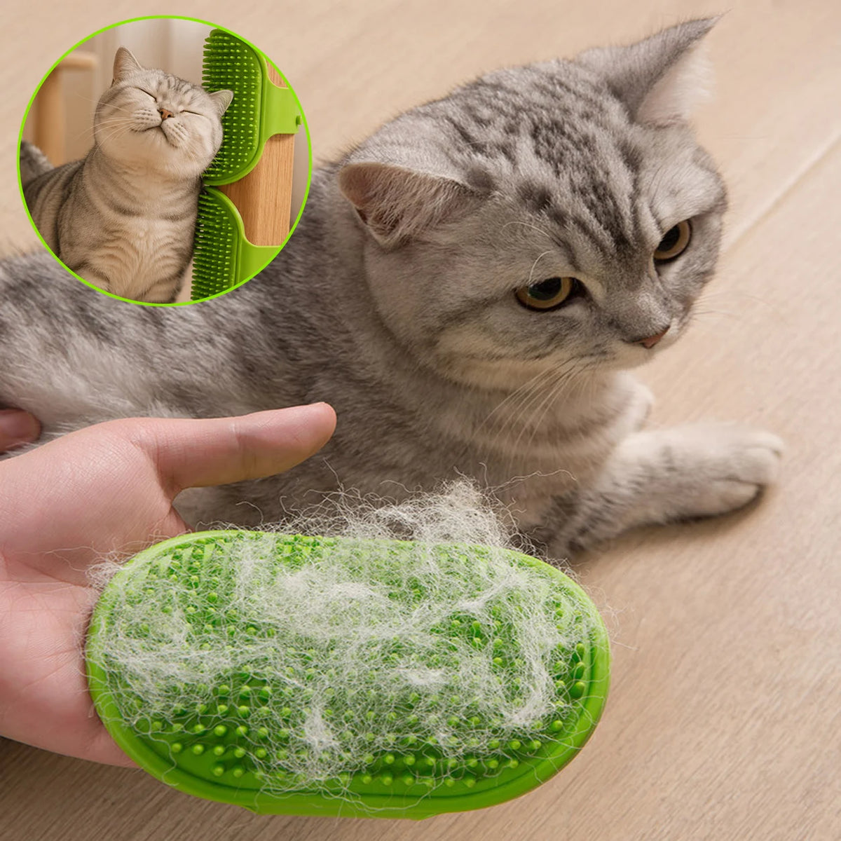 Furiva Wall-Mounted Cat Self-Grooming Brush - product image 4