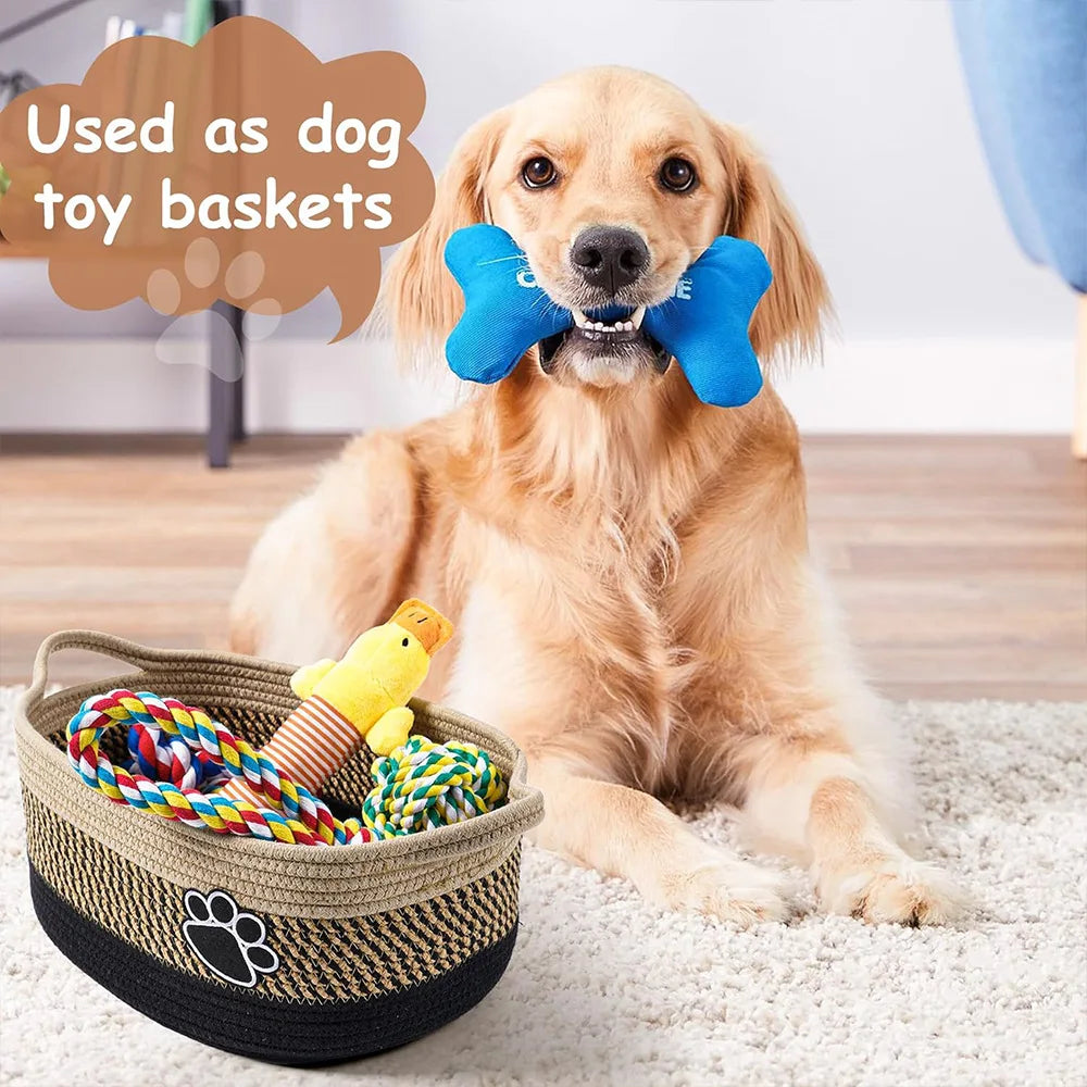 Furiva Pet Toy Storage Basket for Dogs & Cats - product image 4