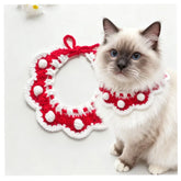 Furiva Knit Bow Christmas Pet Scarf - product image 2