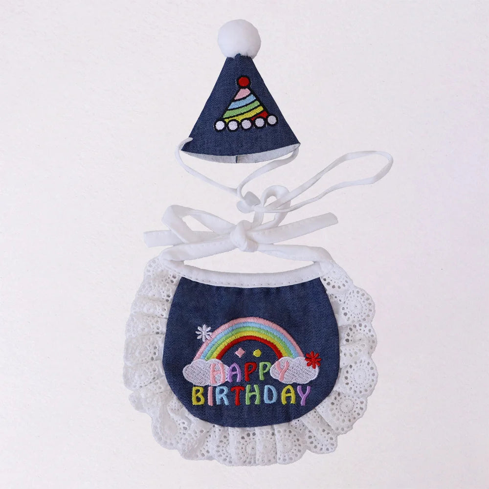 Furiva Pet Birthday Hat & Bandana Set - product image 6