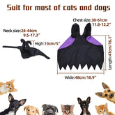 Furiva Black & Purple Villain Pet Cape Set - product image 2