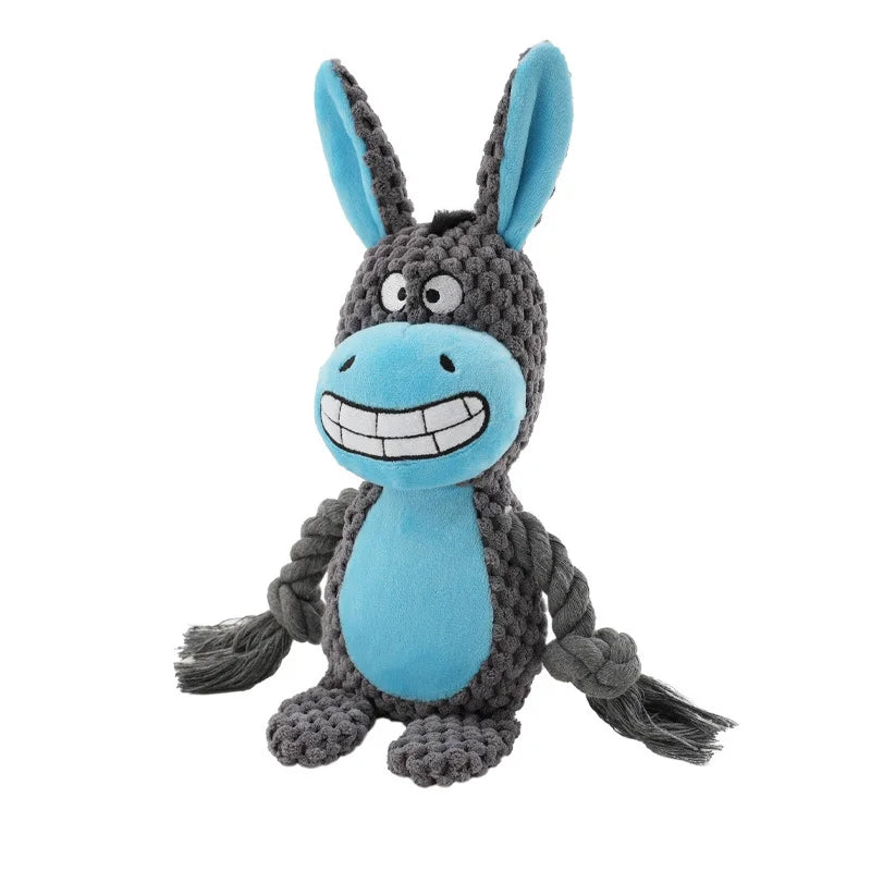 Furiva Plush Animal Rope Squeak Toy - product image 18