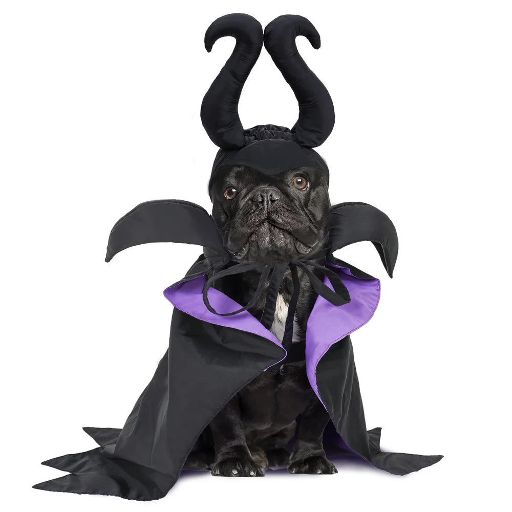 Furiva Black & Purple Villain Pet Cape Set - product image 6
